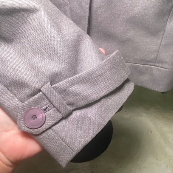 Jones New York Womens Gray Stretch Blazer Jacket Size 18 Careerwear Office - Picture 4 of 10